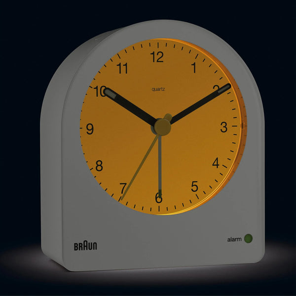 Braun BC-22 Classic Alarm Clock, White