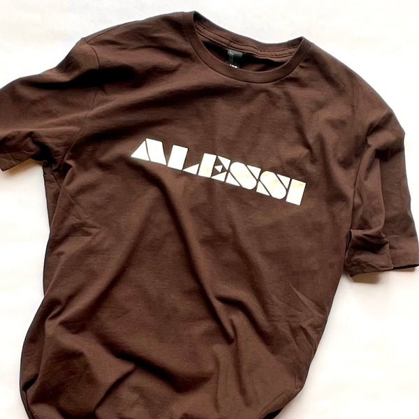 Logo Tee: 1970s Alessi Brown